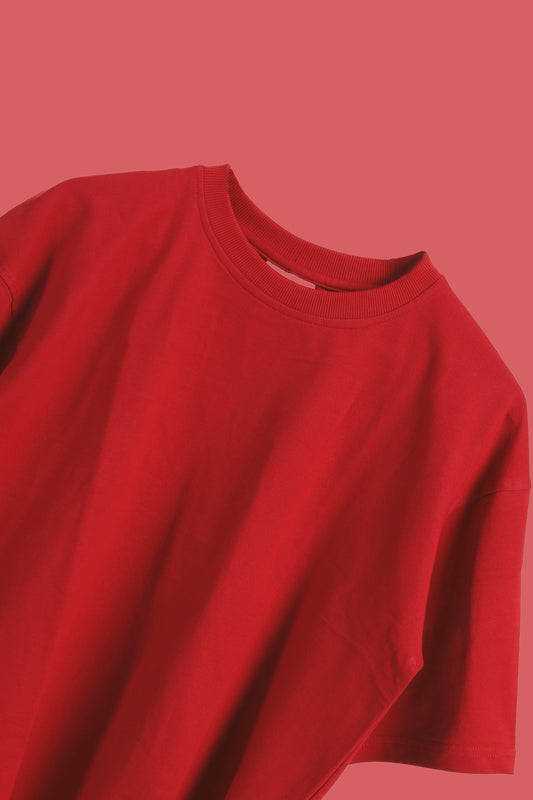 RED BASIC T-SHIRT