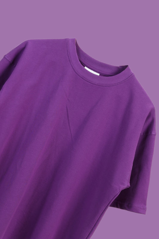PURPLE BASIC T-SHIRT