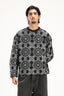 BLACK PAISLEY TEE