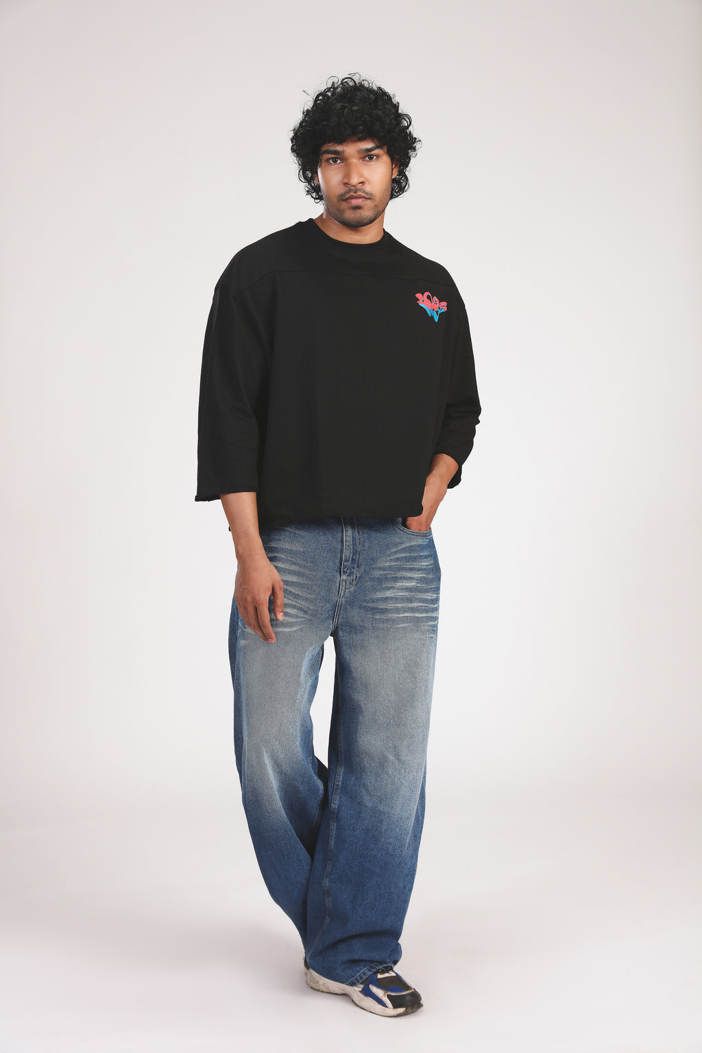 BLACK LOSE TEE