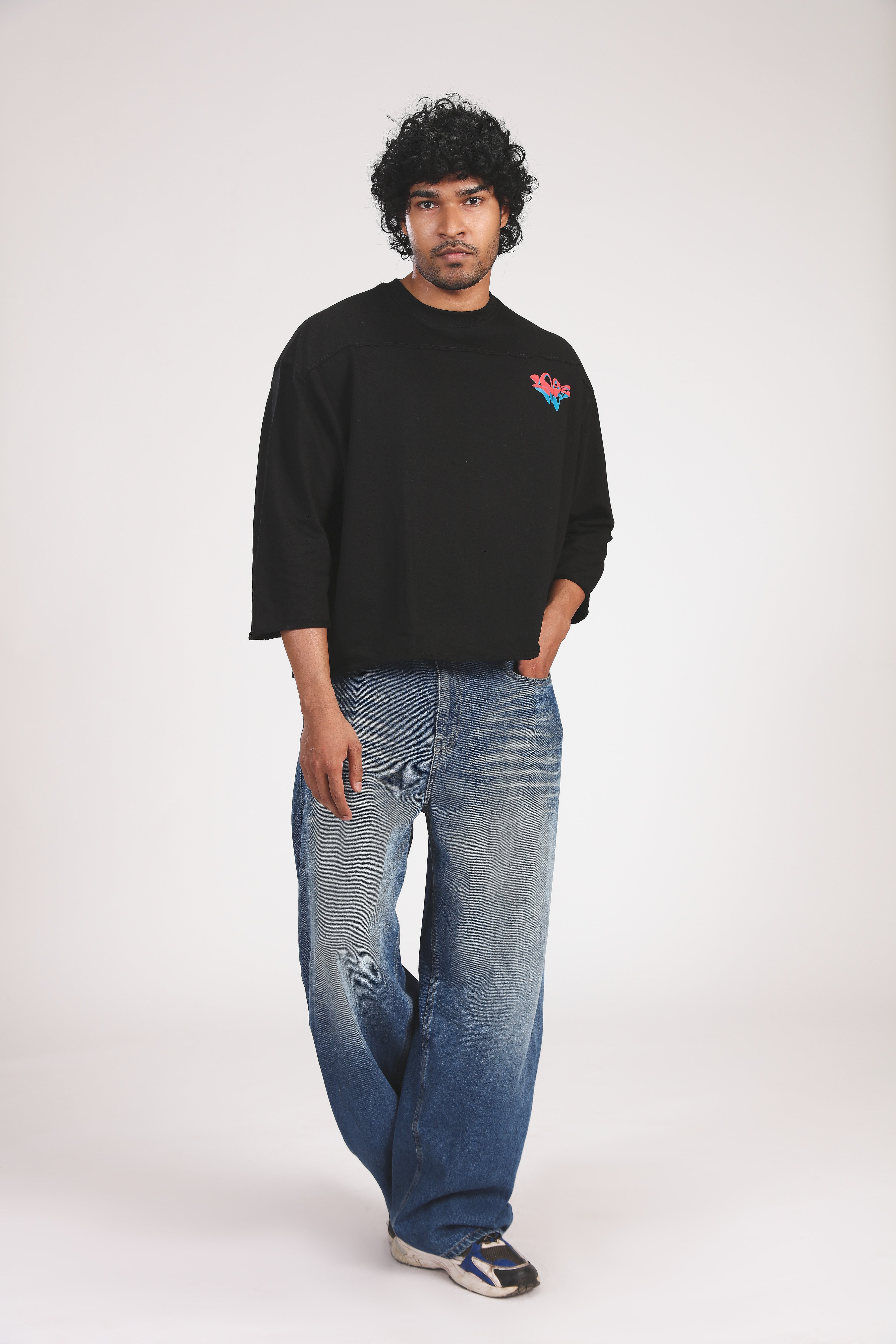 BLACK LOSE TEE