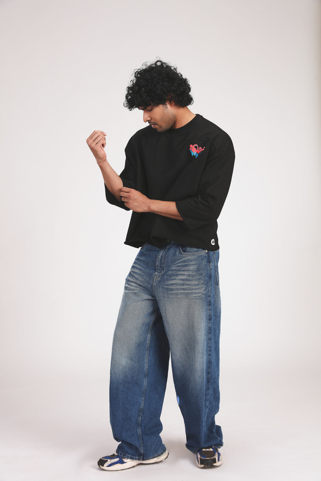 BLACK LOSE TEE