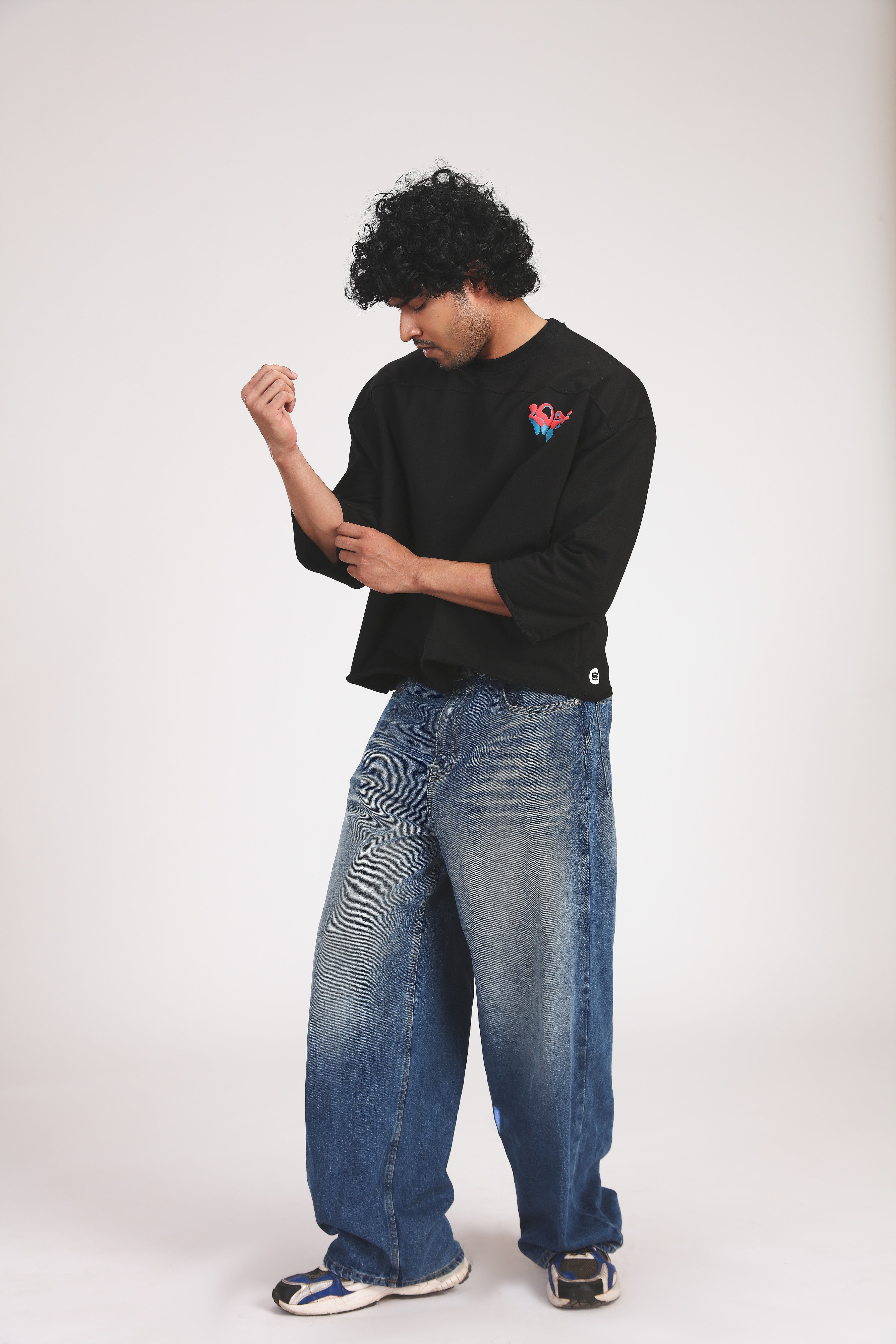 BLACK LOSE TEE