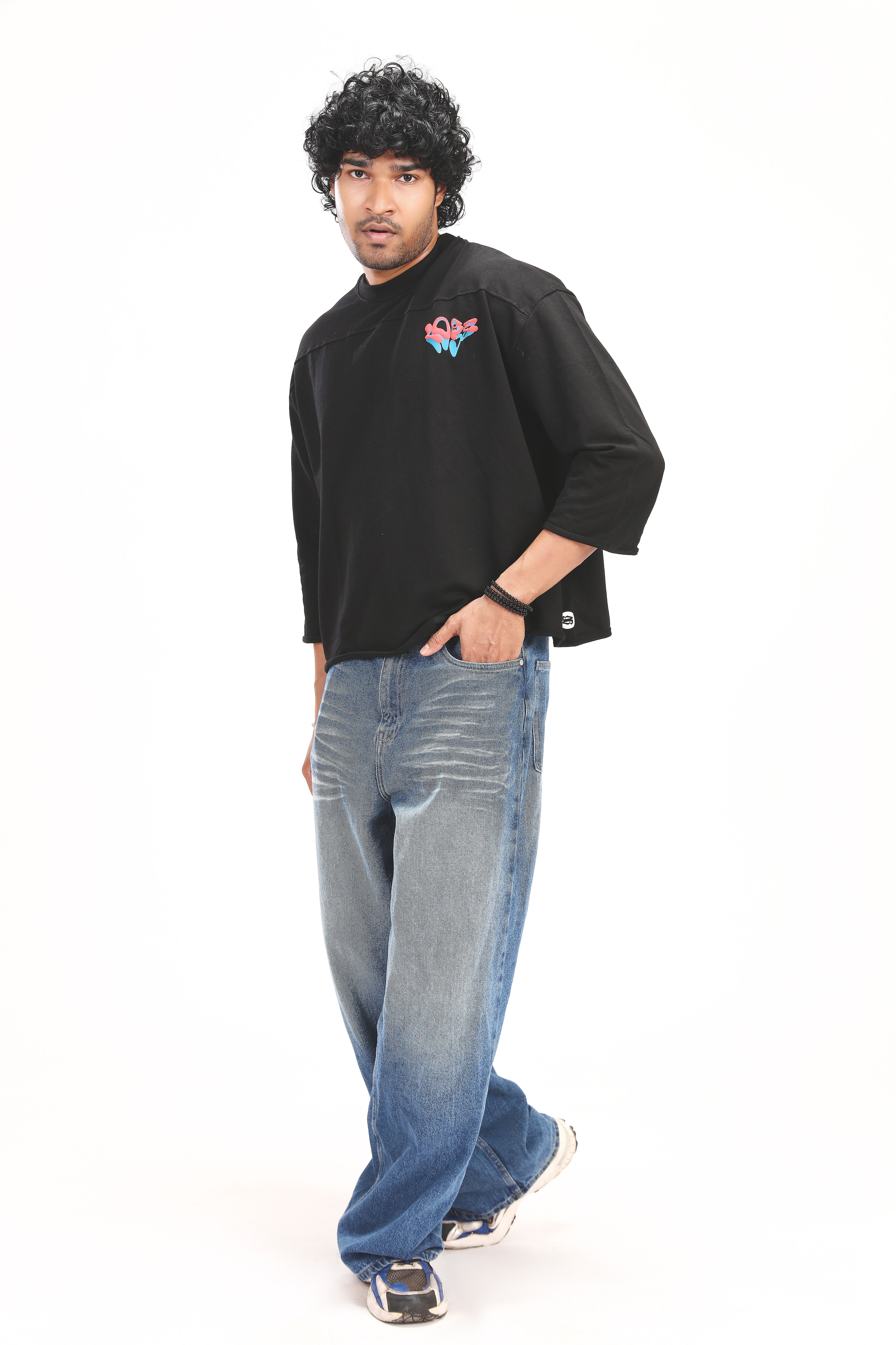 BLACK LOSE TEE