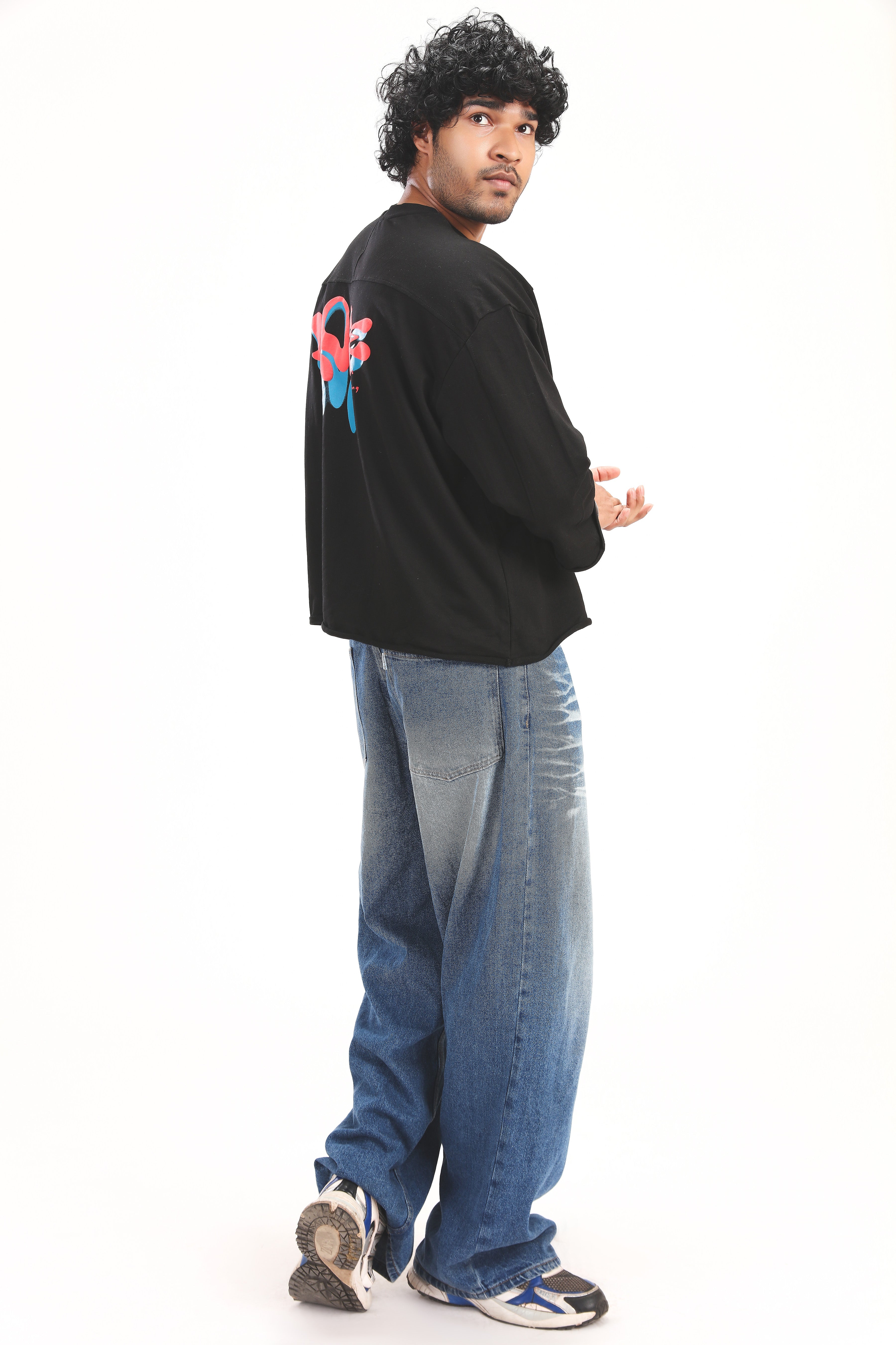 BLACK LOSE TEE