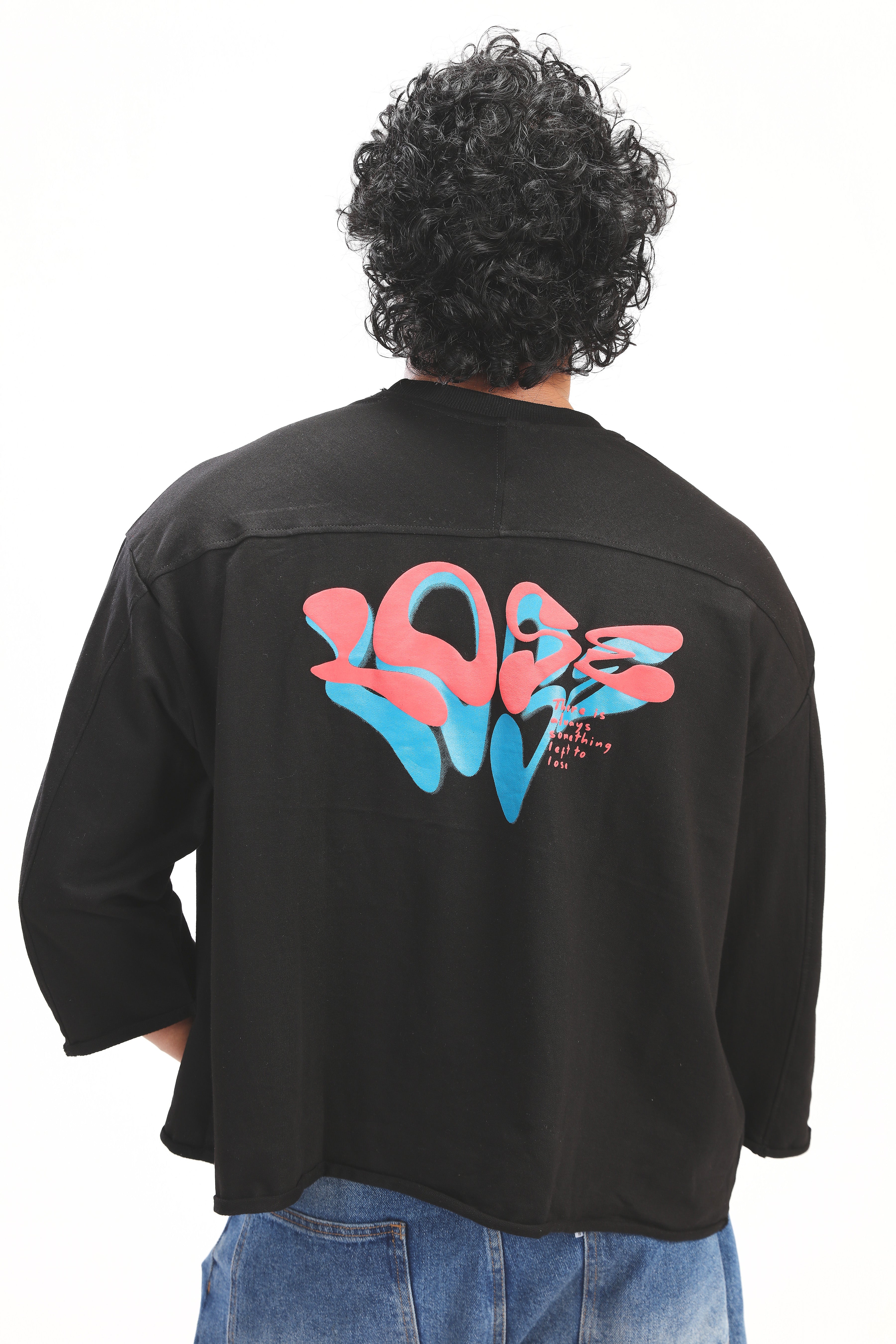 BLACK LOSE TEE