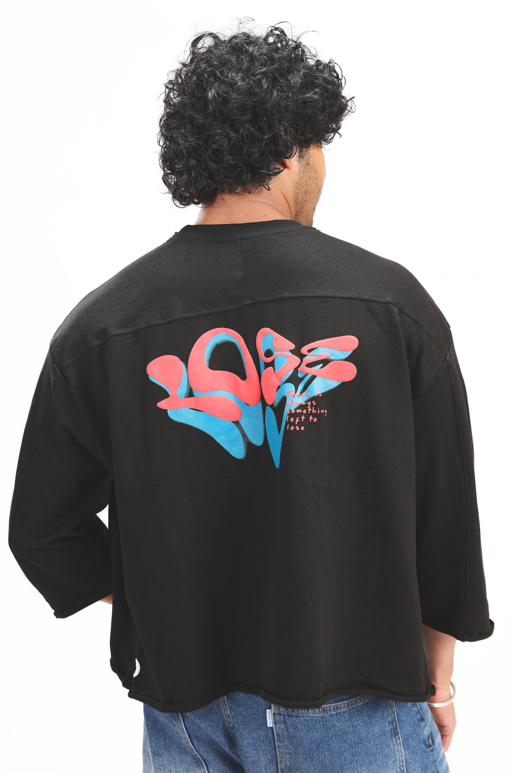 BLACK LOSE TEE
