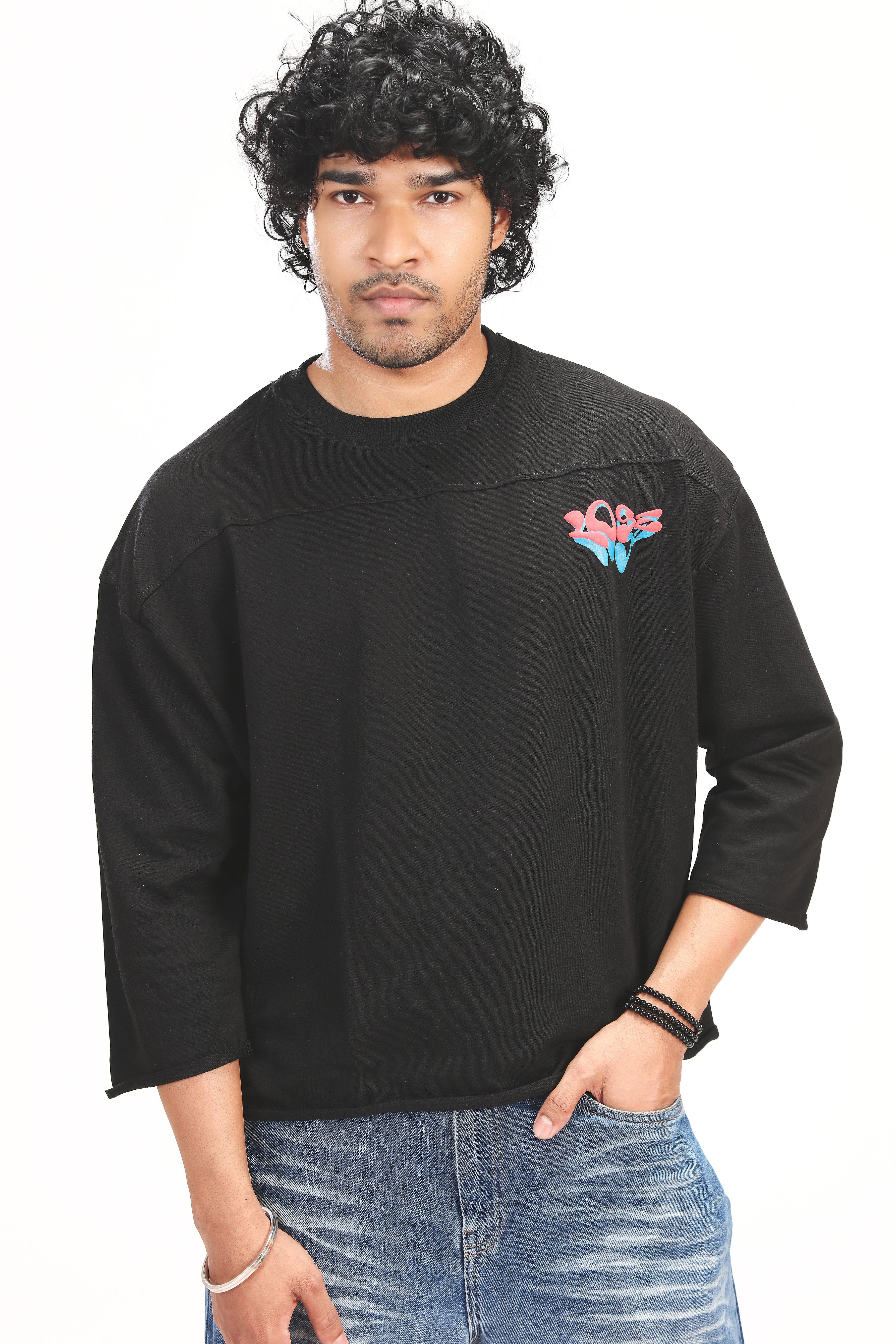 BLACK LOSE TEE