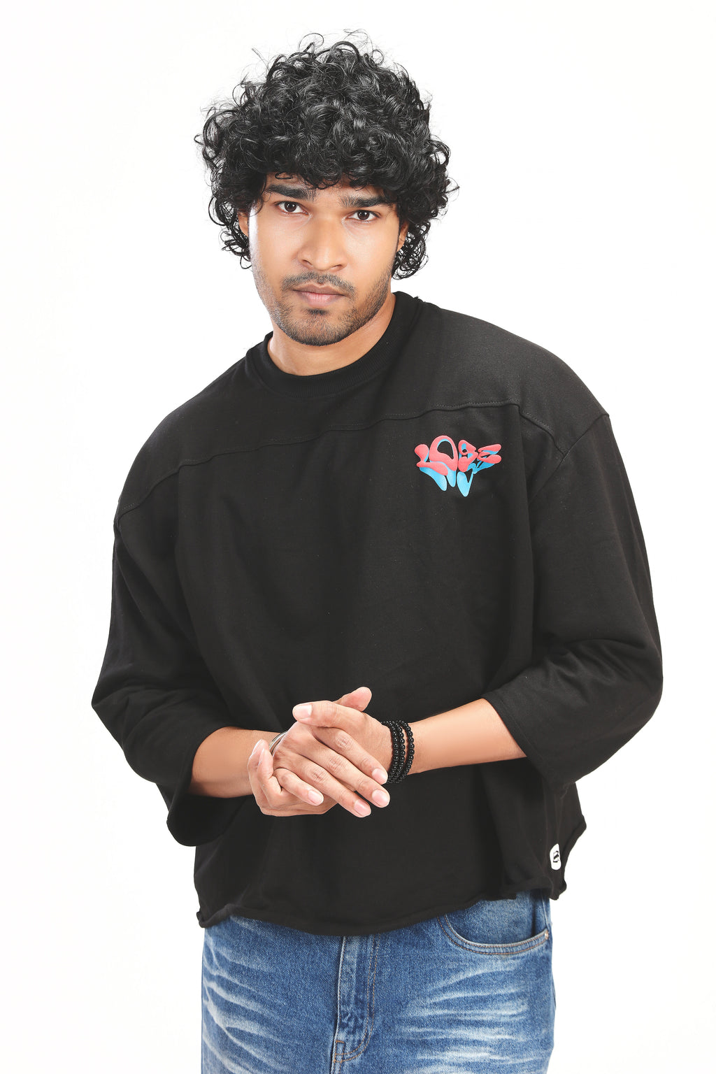 BLACK LOSE TEE