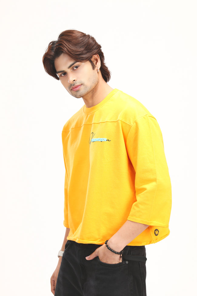 STAYGROOVY YELLOW TEE Main Image