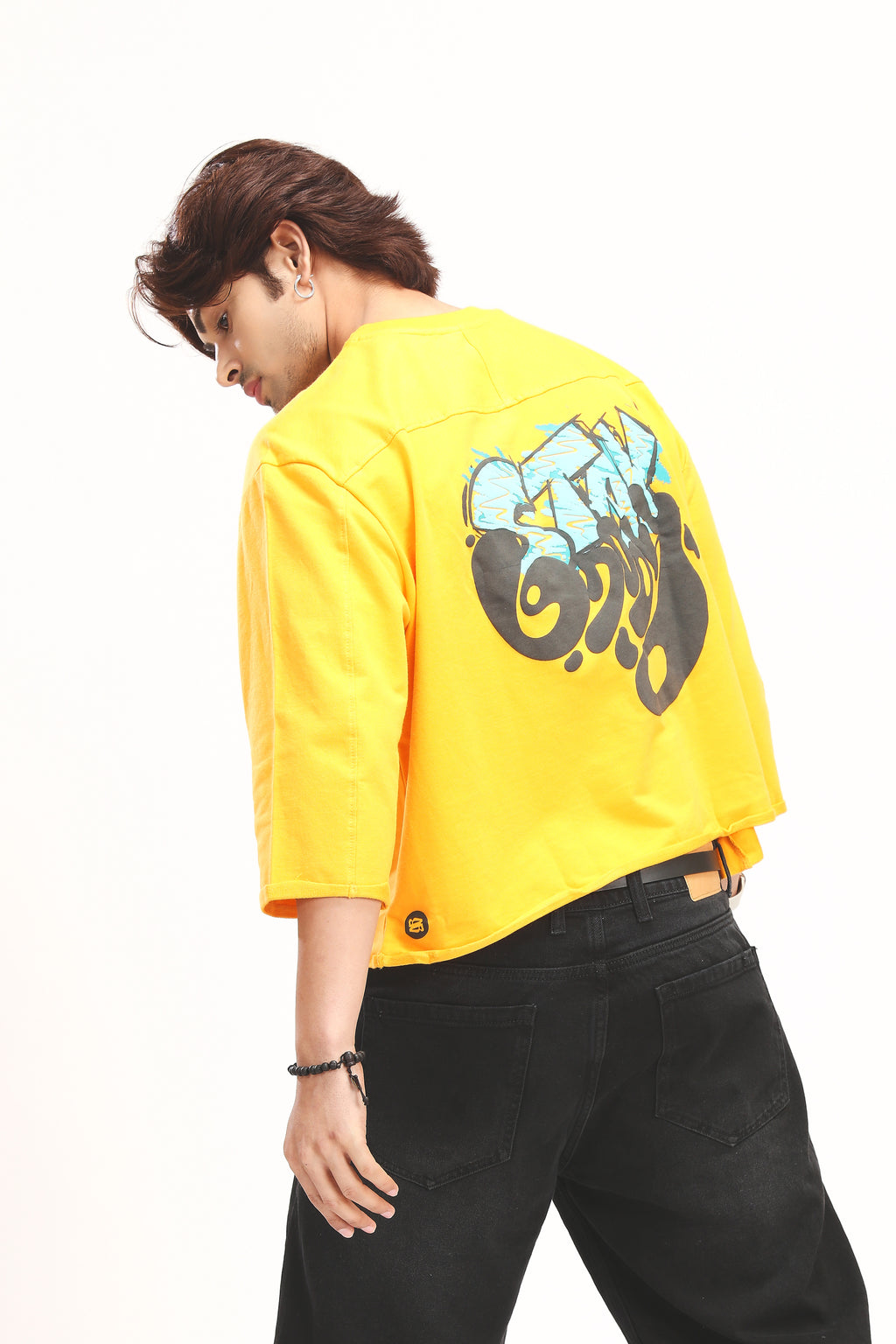 STAYGROOVY YELLOW TEE
