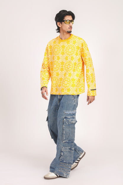 YELLOW PAISLEY TEE