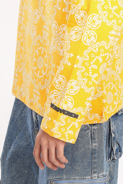 YELLOW PAISLEY TEE