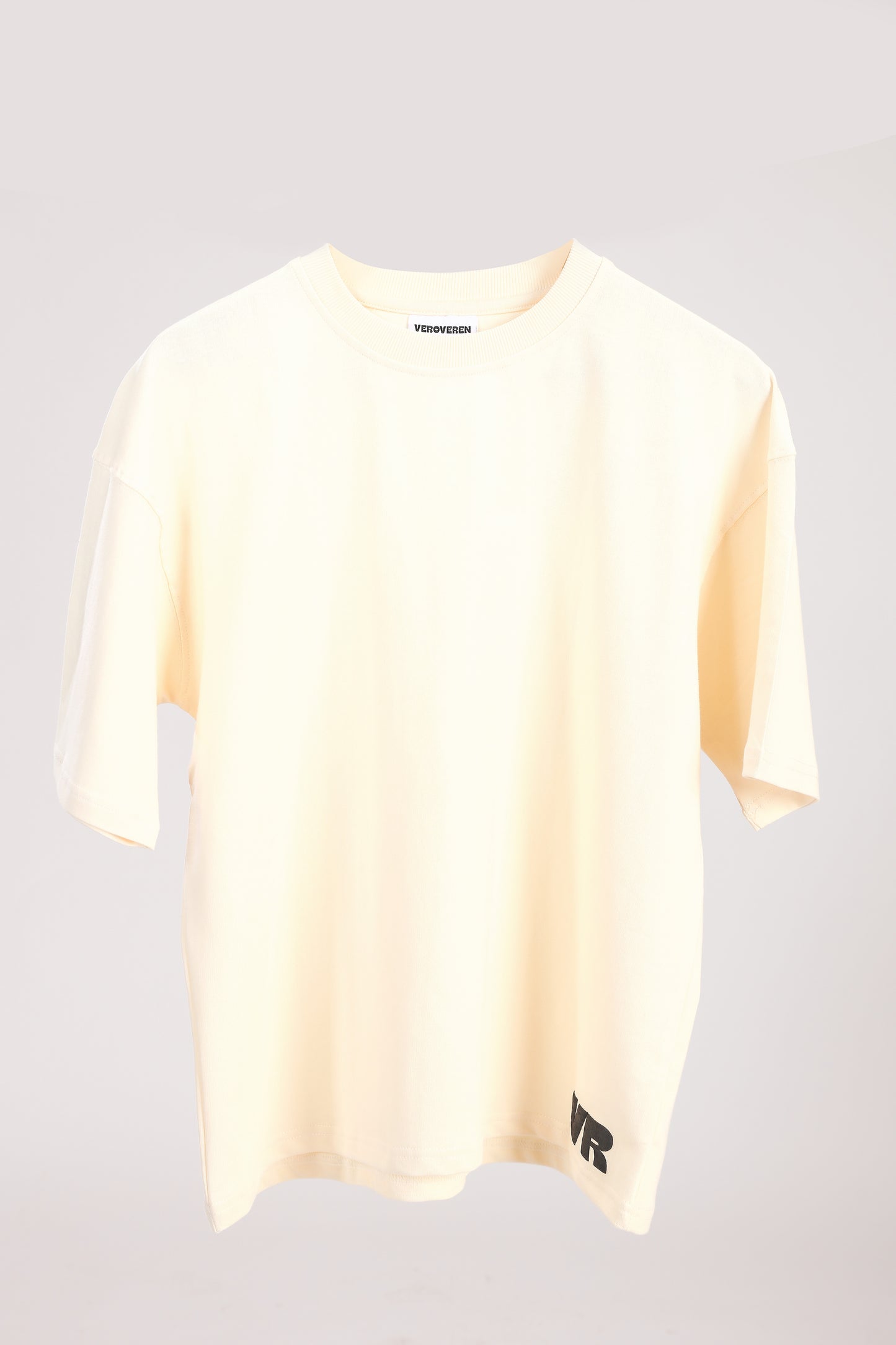 CREAM BASIC T-SHIRT