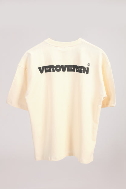 CREAM BASIC T-SHIRT