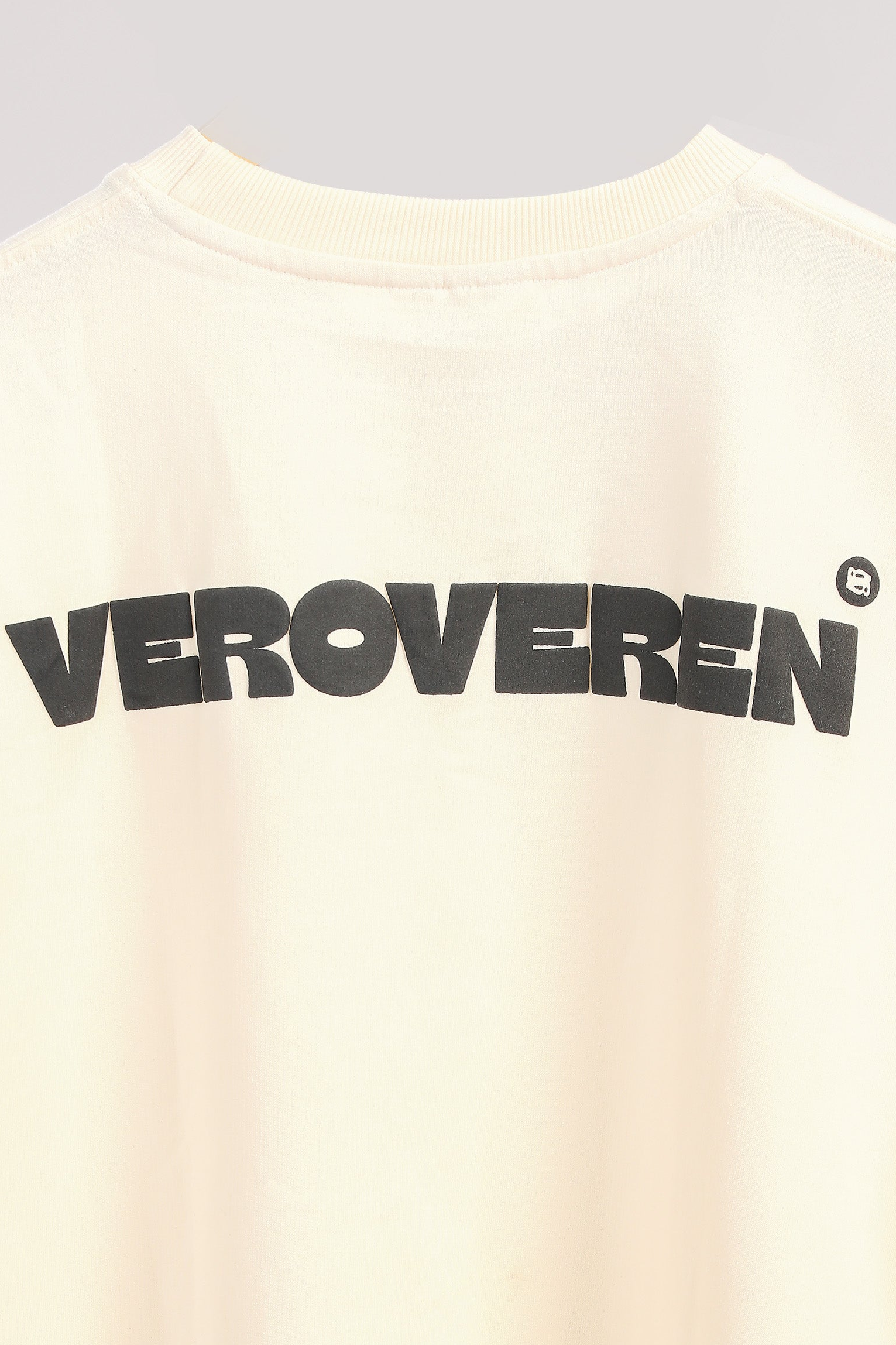 CREAM BASIC T-SHIRT