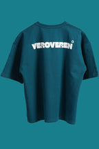 TEAL BLUE BASIC T-SHIRT