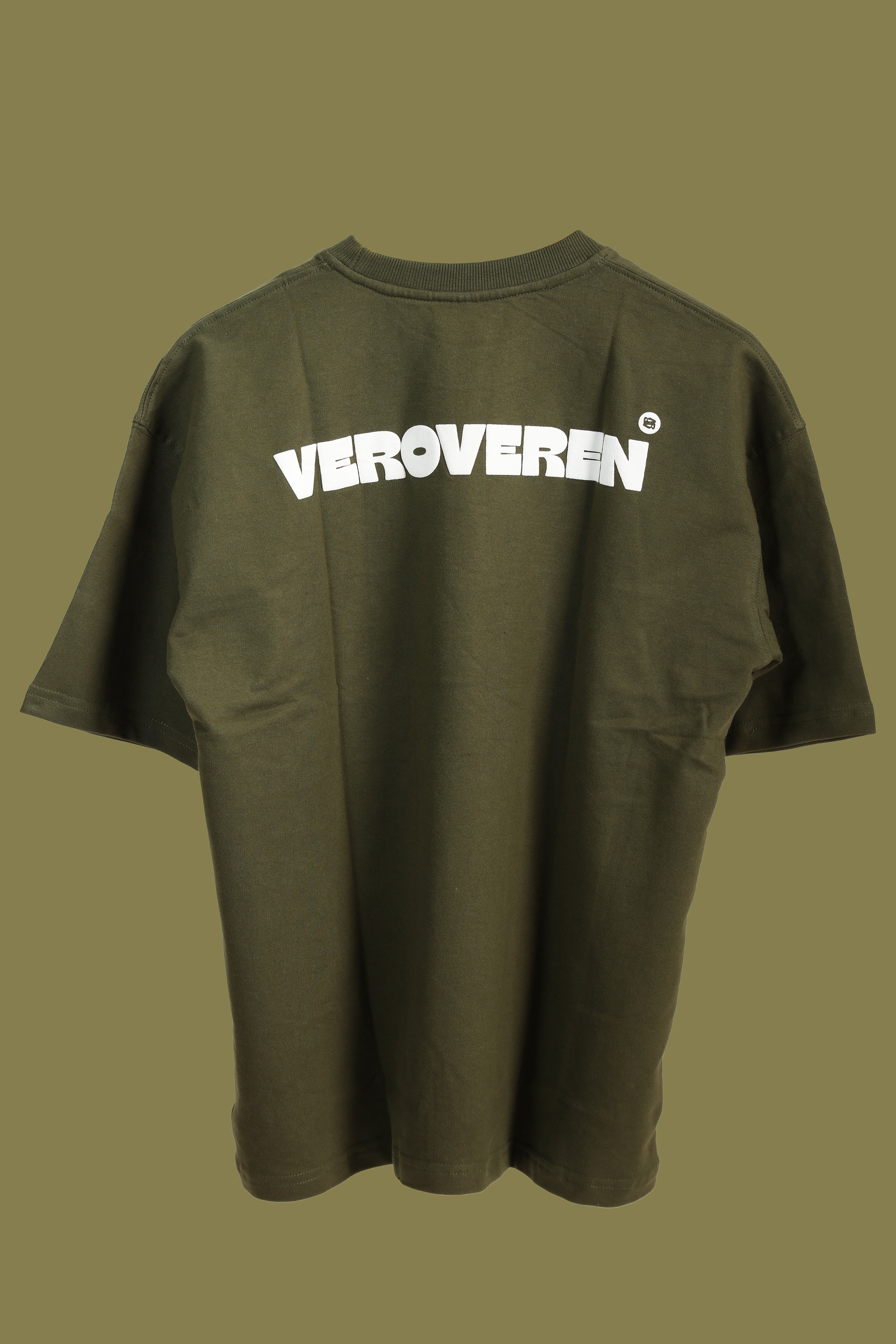 OLIVE GREEN BASIC T-SHIRT