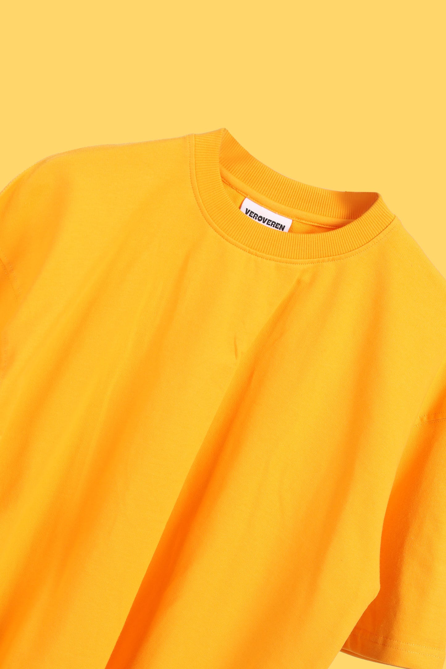 MUSTARD YELLOW BASIC T-SHIRT