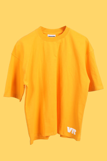 MUSTARD YELLOW BASIC T-SHIRT