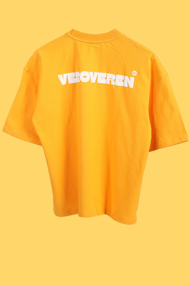 MUSTARD YELLOW BASIC T-SHIRT Main Image