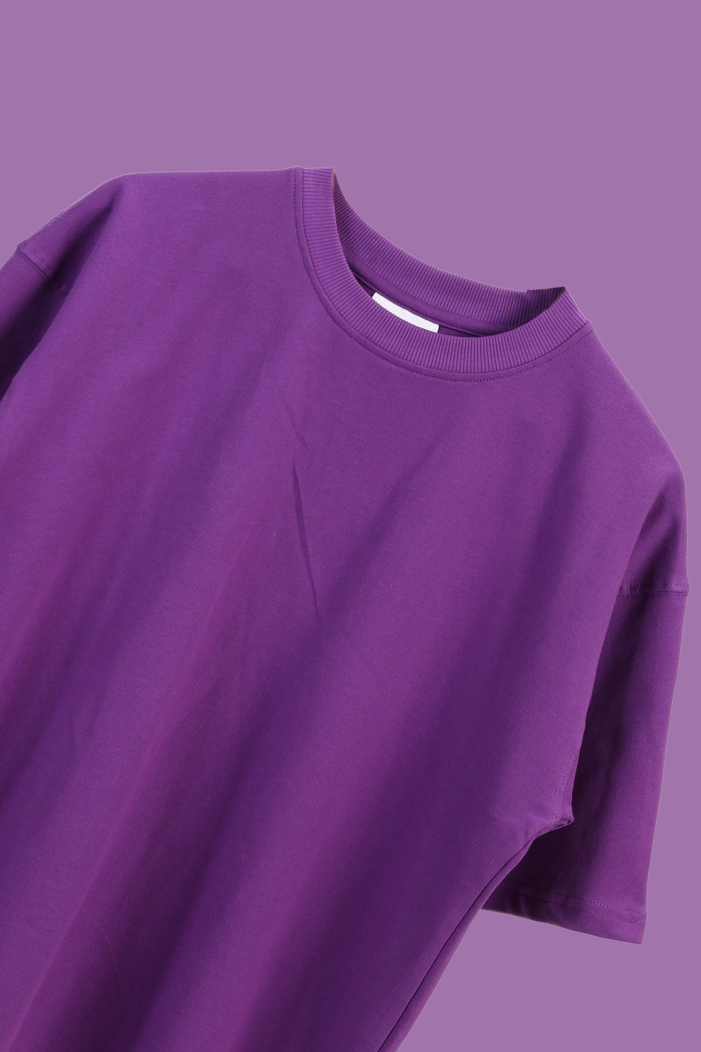 PURPLE BASIC T-SHIRT