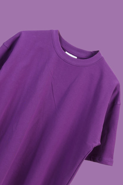 PURPLE BASIC T-SHIRT
