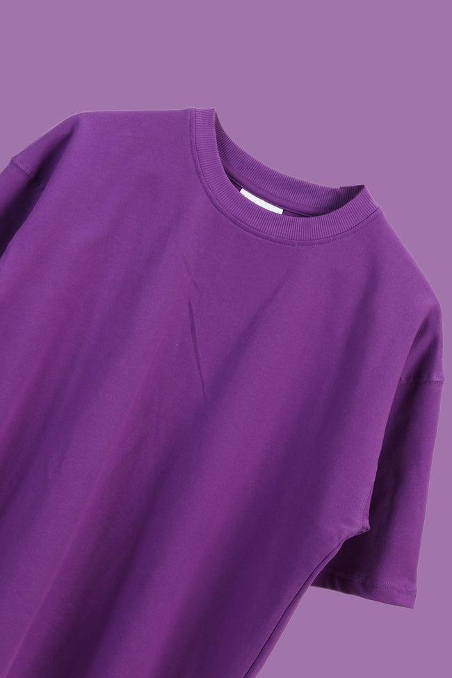 PURPLE BASIC T-SHIRT Main Image