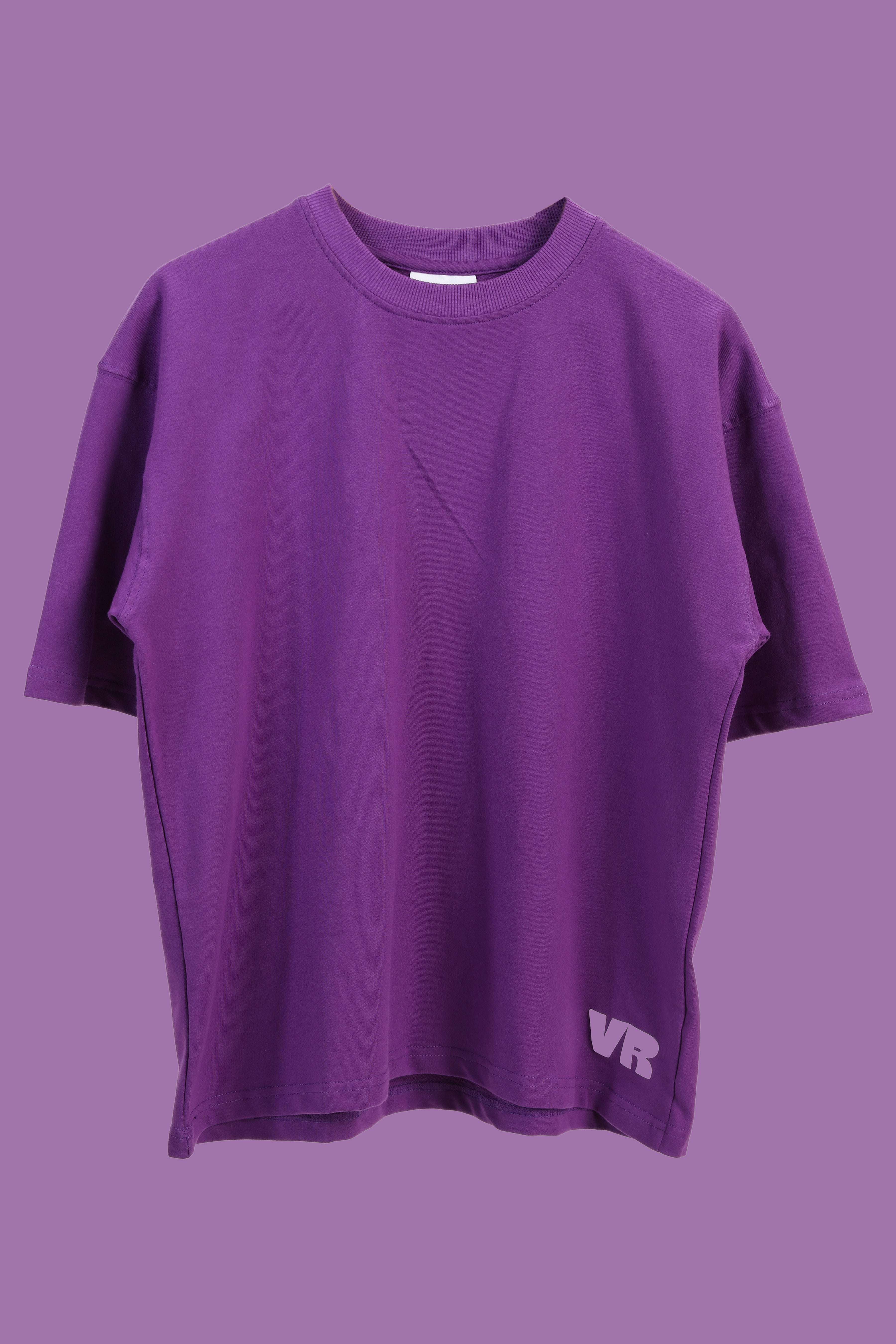 PURPLE BASIC T-SHIRT