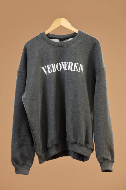 Grey Round Neck Sweatshirt